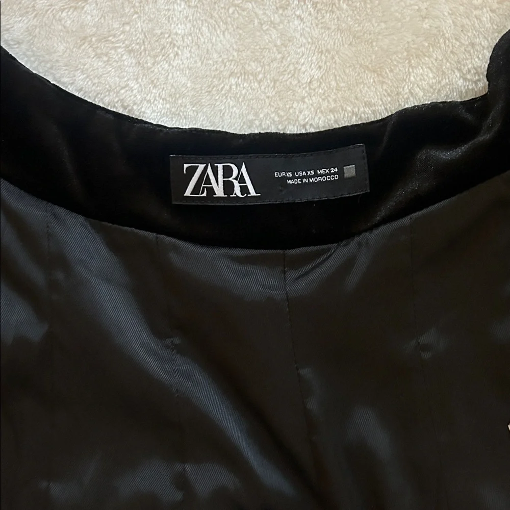 Zara velvet waistcoat with gem buttons - Picture 8 of 8